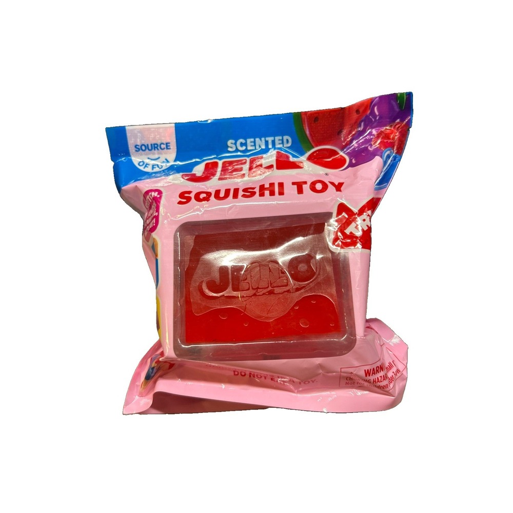 New Jello Scented Fidget Squishi Squishy Toy Viral TikTok Toy Red